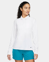 Nike Polo Victory Manche longue Femme Blanc Polos femme Nike