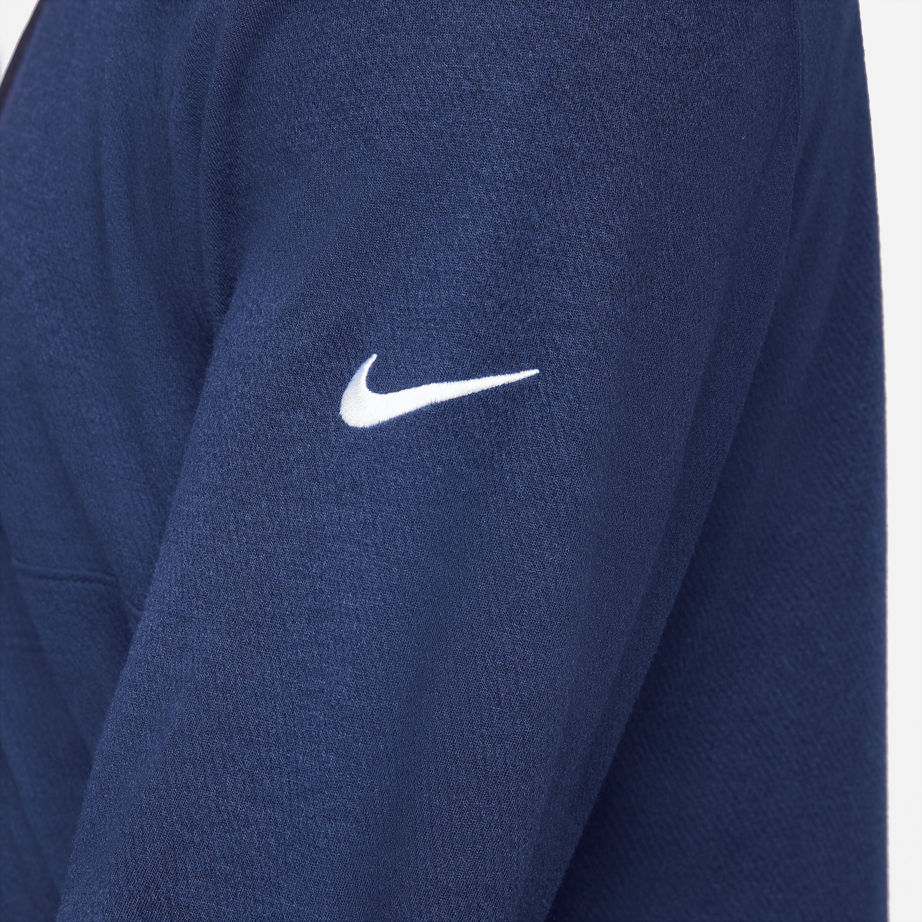 Nike Pull Full Zip Bleu