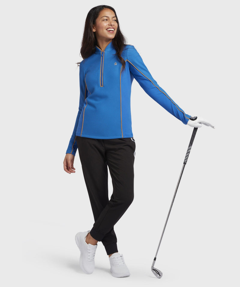 Original Penguin 1/4 zip Midweight Bleu Original Penguin