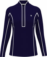Original Penguin 1/4 zip Midweight Noir Original Penguin