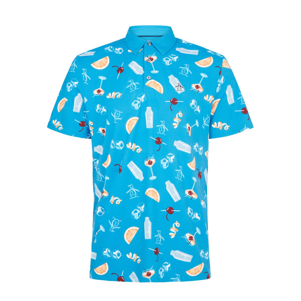 Original Penguin Polo Motif Cocktail Bleu Original Penguin