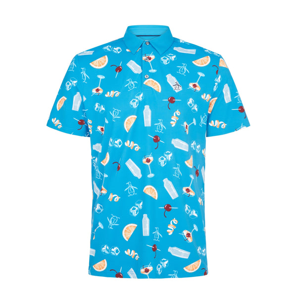 Original Penguin Polo Motif Cocktail Bleu Original Penguin