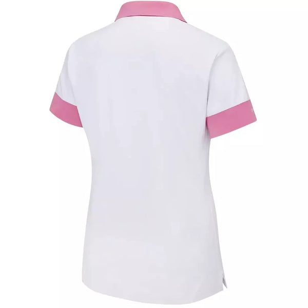 Ping 2023 Polo Sadie Blanc Flamingo Femme>Polos Ping