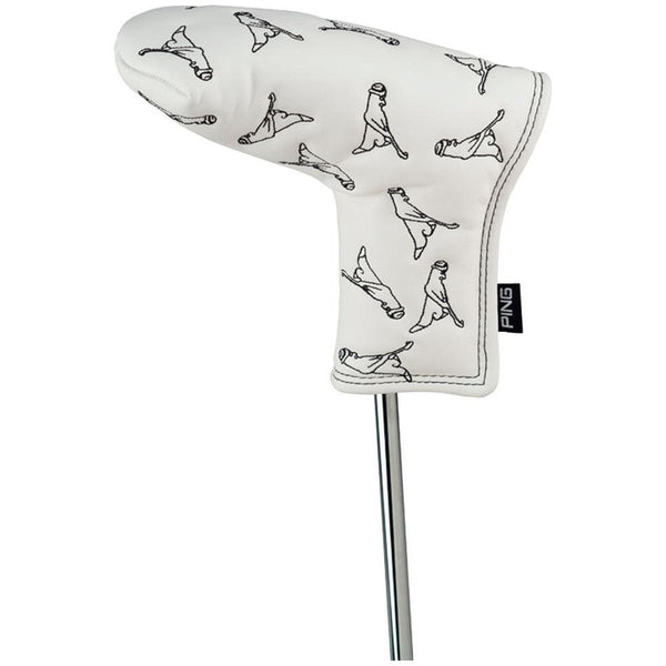 Ping Headcover Putter Mr Ping Blossom Blade Putter white - Golf ProShop Demo