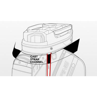 PING SAC CHARIOT Pioneer Gris blanc 2022