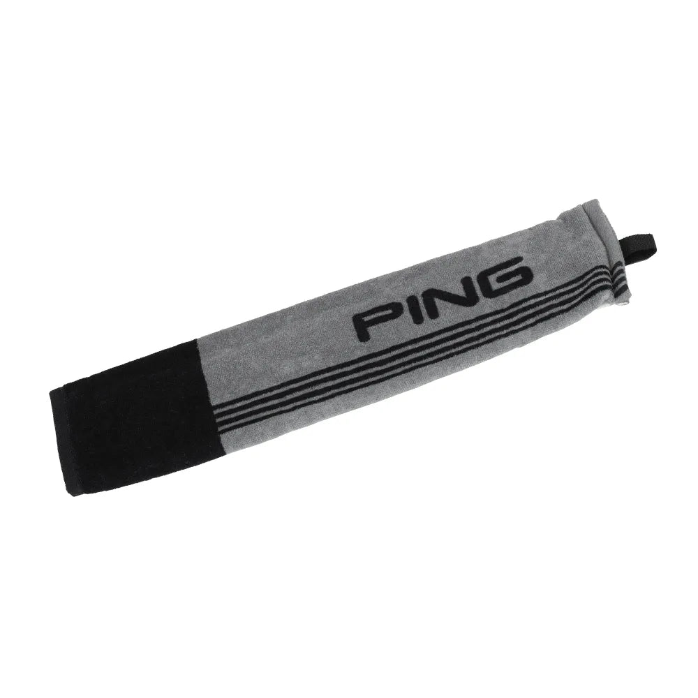 PING SERVIETTE TRIFOLD Noire/Grise