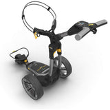 POWAKADDY COMPACT CT6 ELECTRIC TROLLEY COULEUR GUNMETAL - Golf ProShop Demo