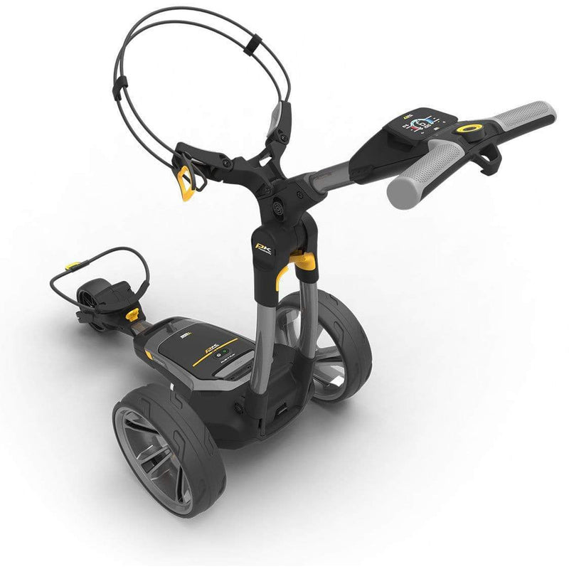 POWAKADDY COMPACT CT6 ELECTRIC TROLLEY COULEUR GUNMETAL - Golf ProShop Demo