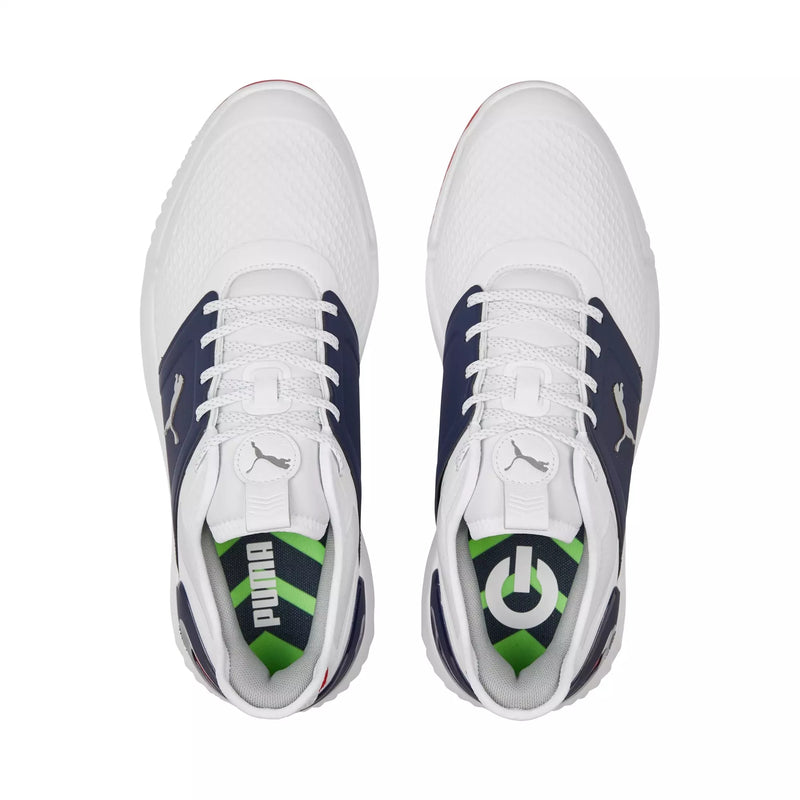 Puma 2023 Chaussures de Golf Ignite Elevate Blanc Bleu GolfCenter