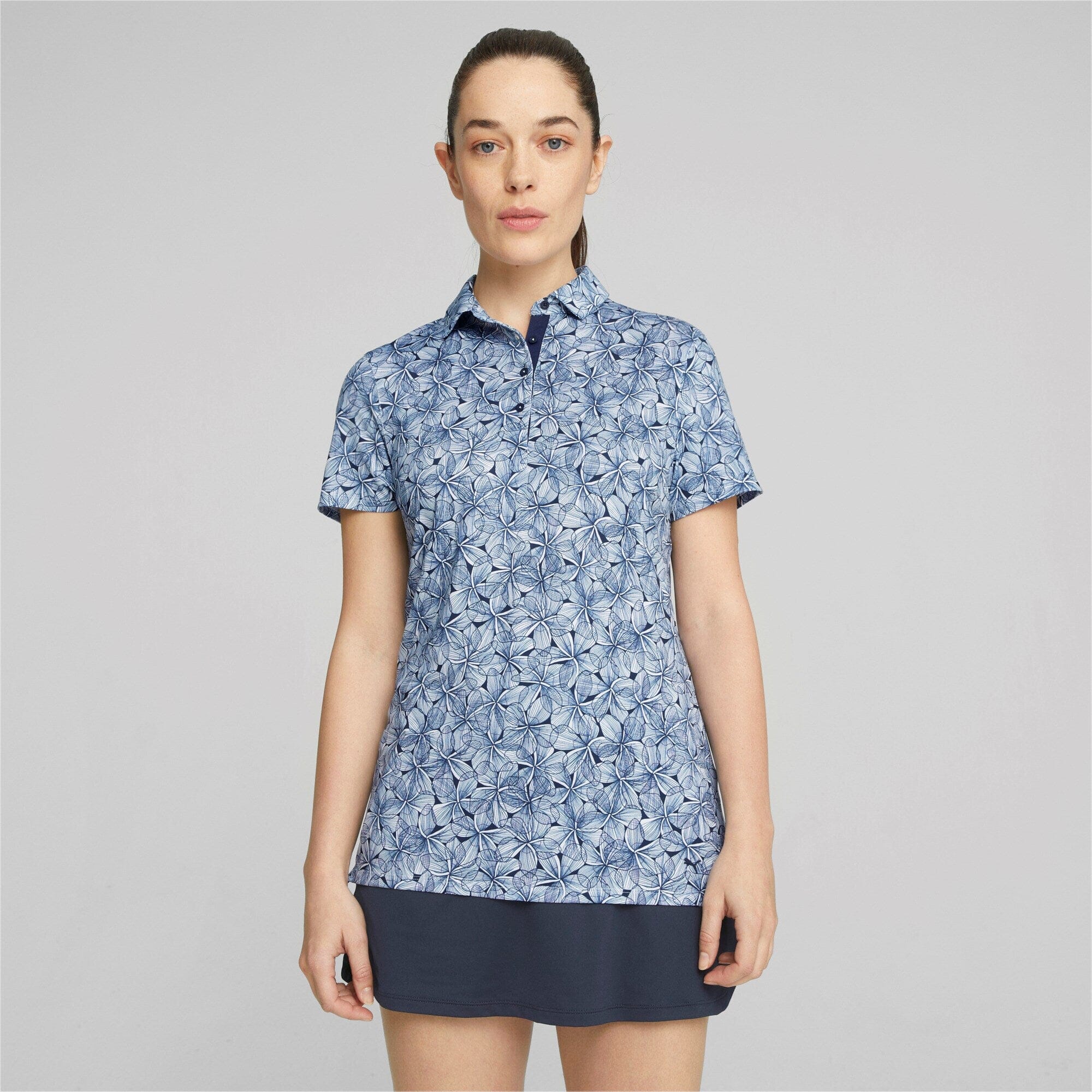 Puma Polo Femme Plumeria Bleu