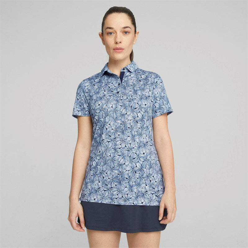 Puma Polo Femme Plumeria Bleu Polos femme Puma