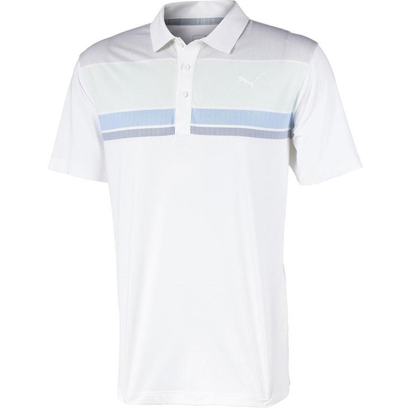 PUMA POLO ROAD MAP MIST GREEN IBIZA BLUE - Golf ProShop Demo