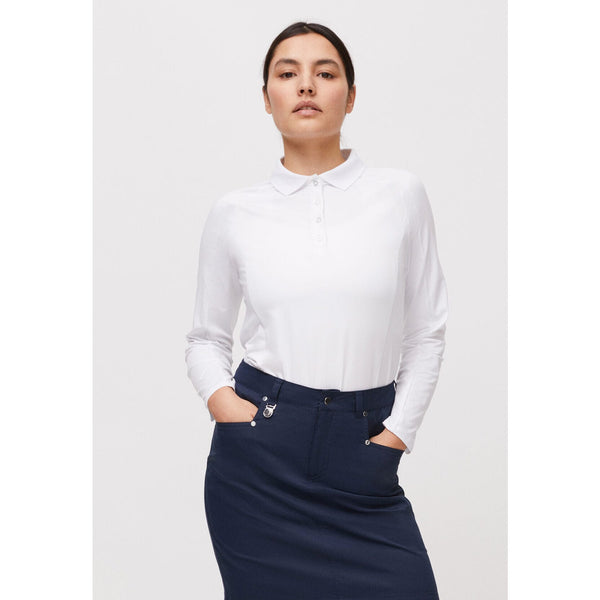 Rohnisch polo rumi long Sleeve White Rohnisch