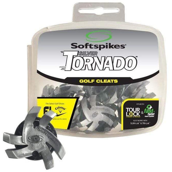 SOFTSPIKES CRAMPONS FAST TWIST TORNADO 3.0 SILVER - Golf ProShop Demo