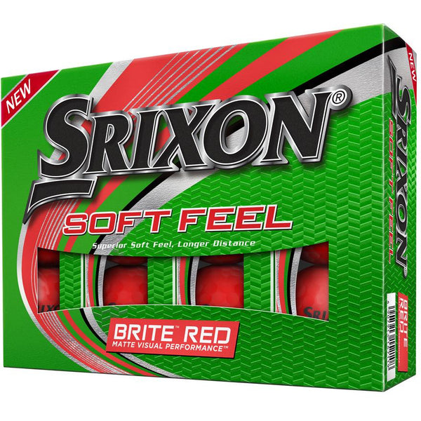 Srixon Balles soft feel Rouge (1 pack de 3 douzaines) - Golf ProShop Demo