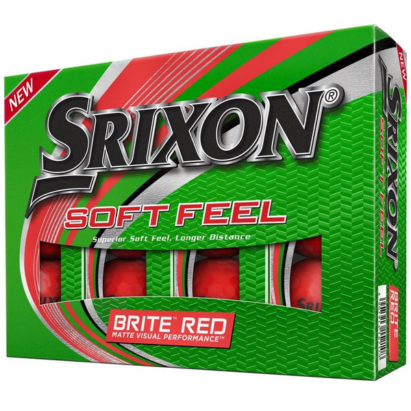 Srixon Balles soft feel Rouge (boite de 1 douzaine) Balles Srixon