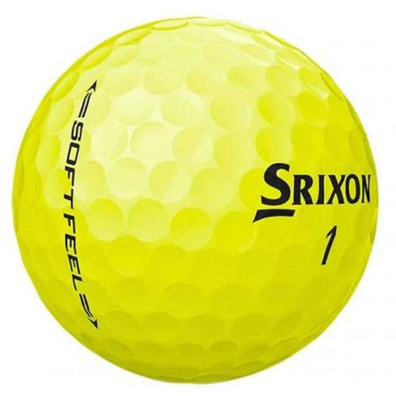 Srixon Balles soft feel yellow (Boite de 1 douzaine) Balles Srixon