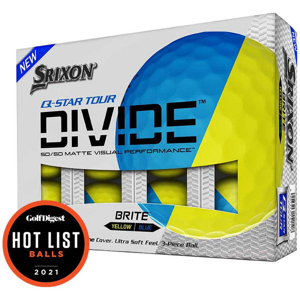 Srixon Q star Tour DIVIDE bleu Jaune - Golf ProShop Demo