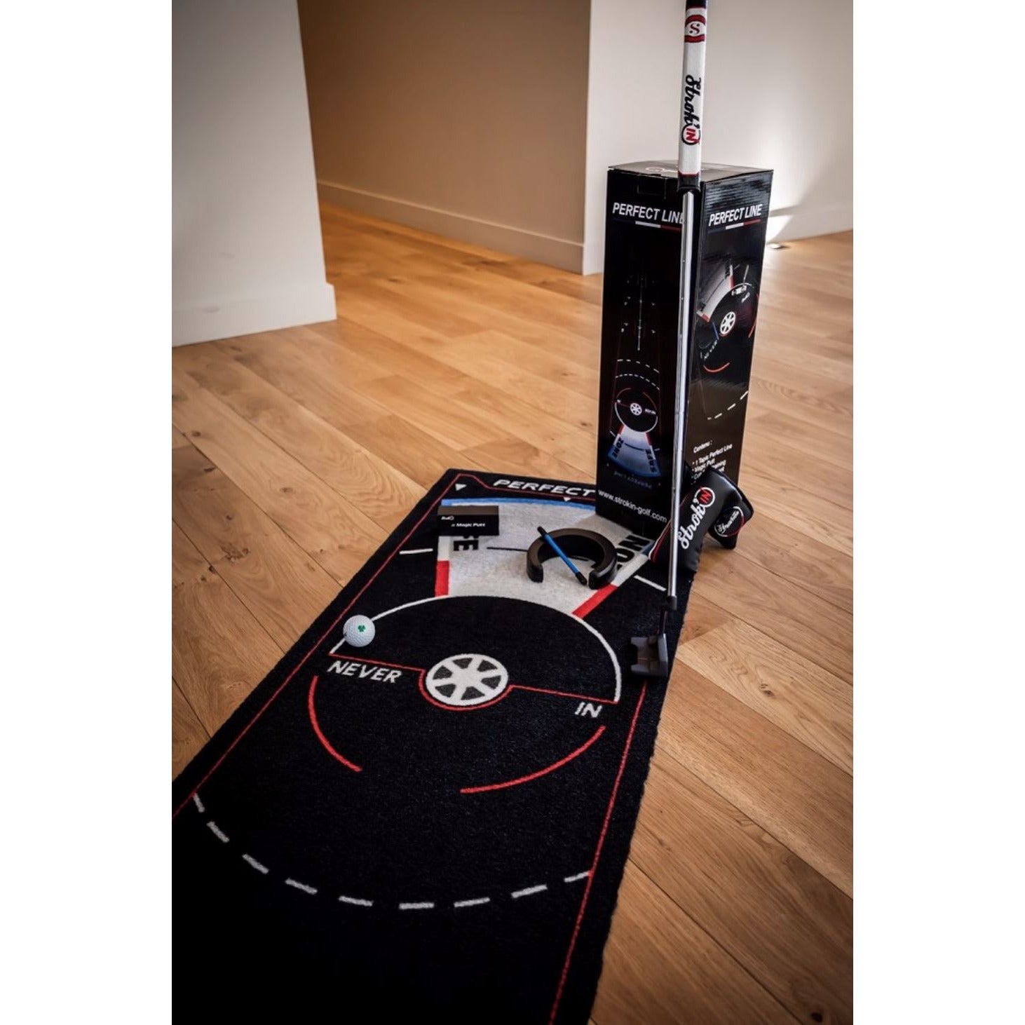 Strok'IN tapis de putting Perfect Line 4M