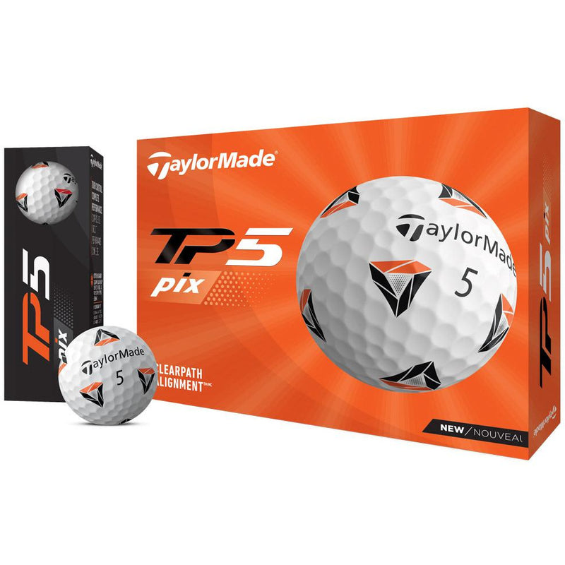 TaylorMade Balles TP5 pix (boite de 12) 2021 - Golf ProShop Demo