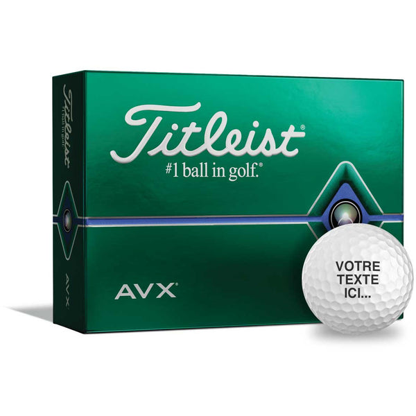 Titleist AVX personnalisées (boite de 12 balles) - Golf ProShop Demo