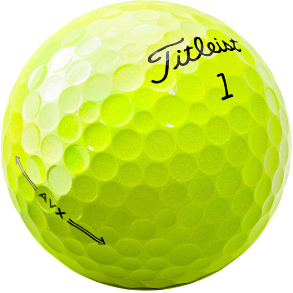 Titleist Balles NEW AVX 2022  (Boite de 12) jaune - Golf ProShop Demo