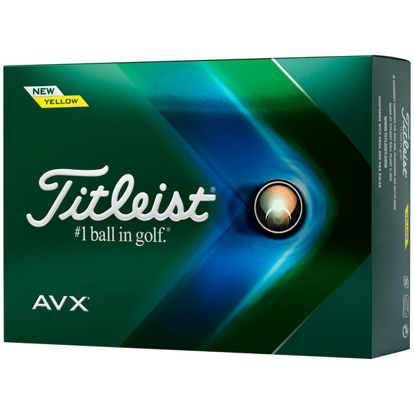 Titleist Balles NEW AVX 2022  (Boite de 12) jaune - Golf ProShop Demo