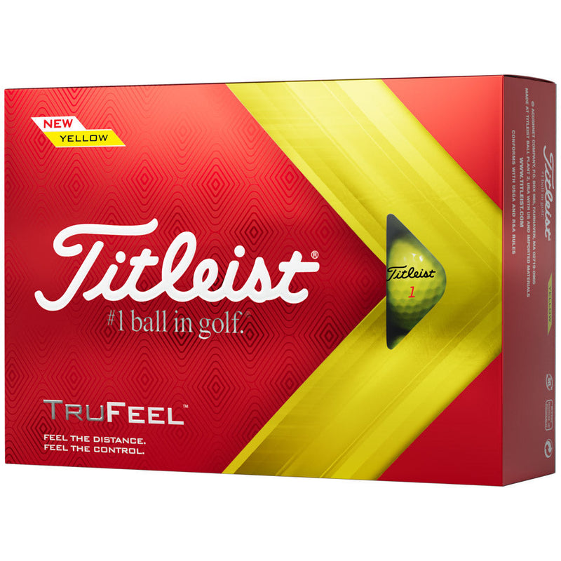 Titleist Balles New Trufeel Yellow 2022 - Golf ProShop Demo