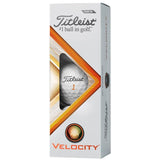 Titleist Balles Velocity Blanche 2022 (boites de 12 balles) avec prix dégressif Balles Titleist