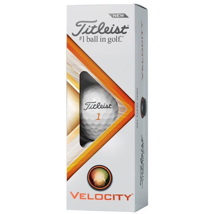 Titleist Balles Velocity Blanche 2022 (boites de 12 balles) avec prix dégressif Balles Titleist