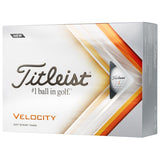 Titleist Balles Velocity Blanche 2022 (boites de 12 balles) avec prix dégressif Balles Titleist