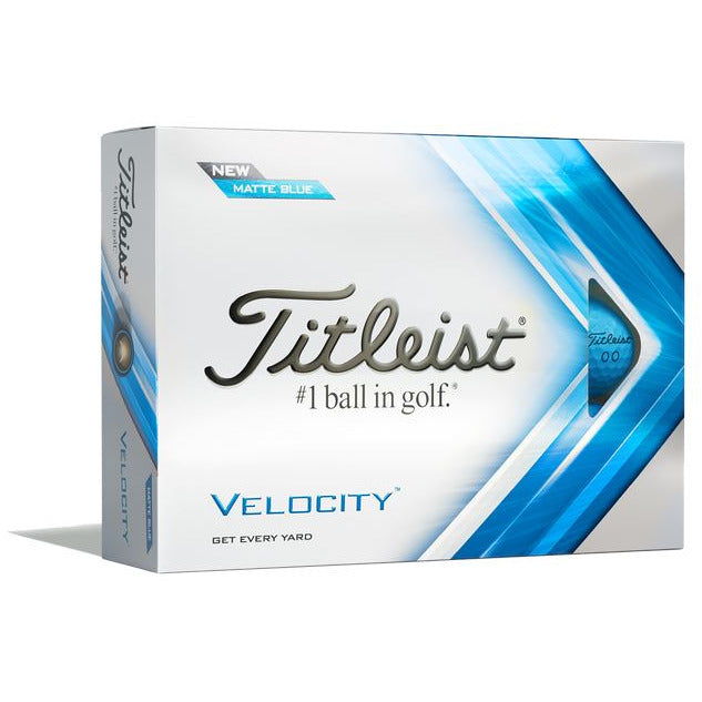 Titleist Balles Velocity Bleu 2022 (boites de 12 balles) Balles Titleist