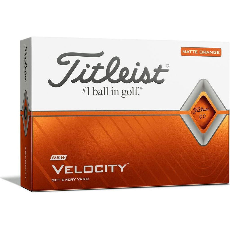 Titleist Balles Velocity Rouge (boite de 12) - Golf ProShop Demo