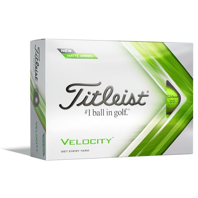 Titleist Balles Velocity Verte 2022 (boite de 12)