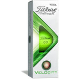 Titleist Balles Velocity Verte 2022 (boites de 12 balles) Balles Titleist