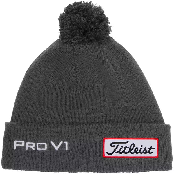 TITLEIST BONNET POMPOM GRIS Titleist