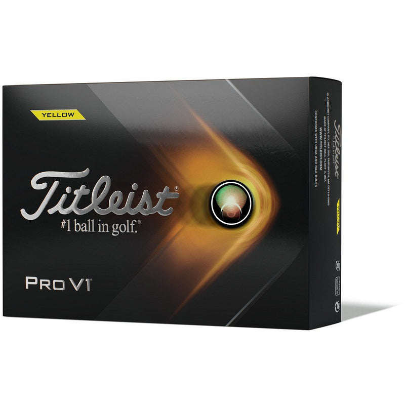 Titleist PRO V1 2021 Jaune (Boite de 12 balles) - Golf ProShop Demo