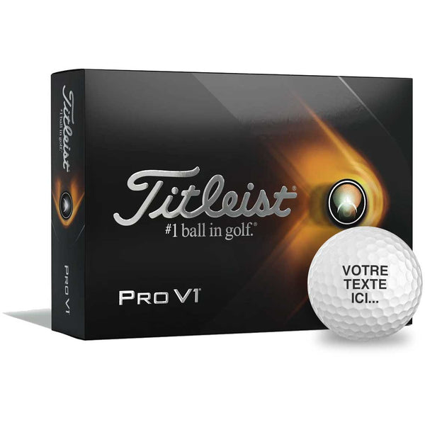 Titleist PRO V1 personnalisées (Boite de 12 balles) - Golf ProShop Demo