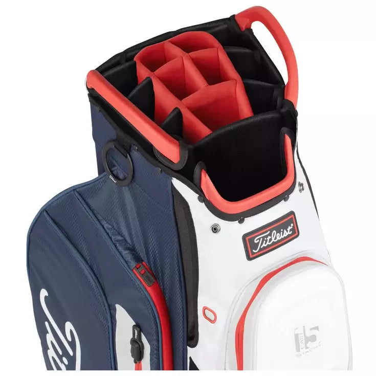 Titleist Sac CHARIOT cart 15 Stadry Bleu blanc rouge