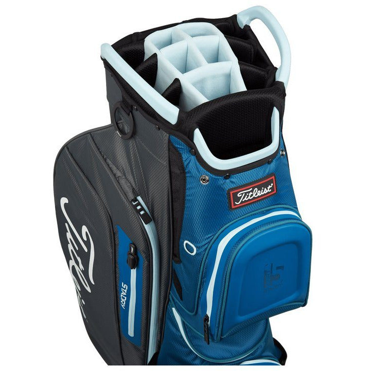 Titleist Sac CHARIOT cart 15 Stadry Gris Bleu lagon