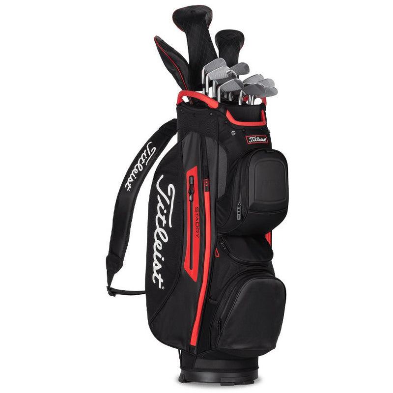 Titleist Sac cHARIOT cart 15 Stadry Noir Rouge Sacs chariot Titleist