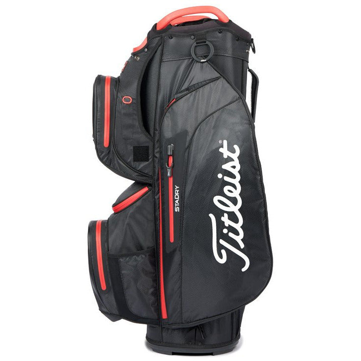 Titleist Sac cHARIOT cart 15 Stadry Noir Rouge Sacs chariot Titleist