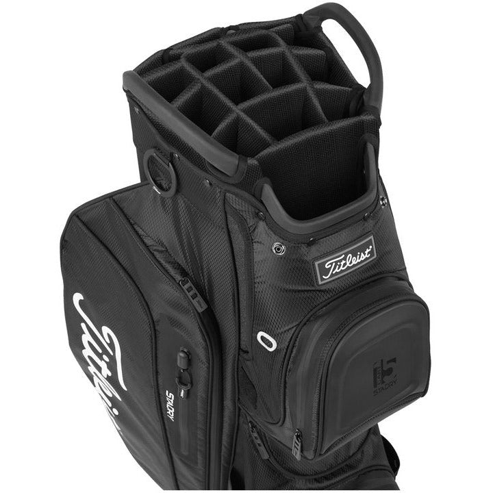 Titleist Sac cHARIOT cart 15 Stadry Noir Rouge Sacs chariot Titleist