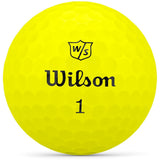 Wilson Balles 2023 Nouvelle Duo Soft Jaune (boite de 12) avec prix dégressif Balles Wilson