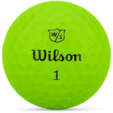 Wilson Balles 2023 Nouvelle Duo Soft Vert (boite de 12) avec prix dégressif Balles Wilson