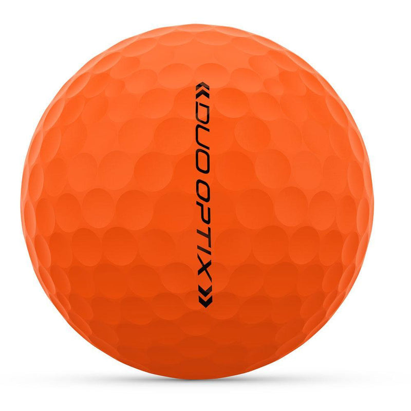 Wilson Balles Duo Optix Orange (boite de 12) - Golf ProShop Demo
