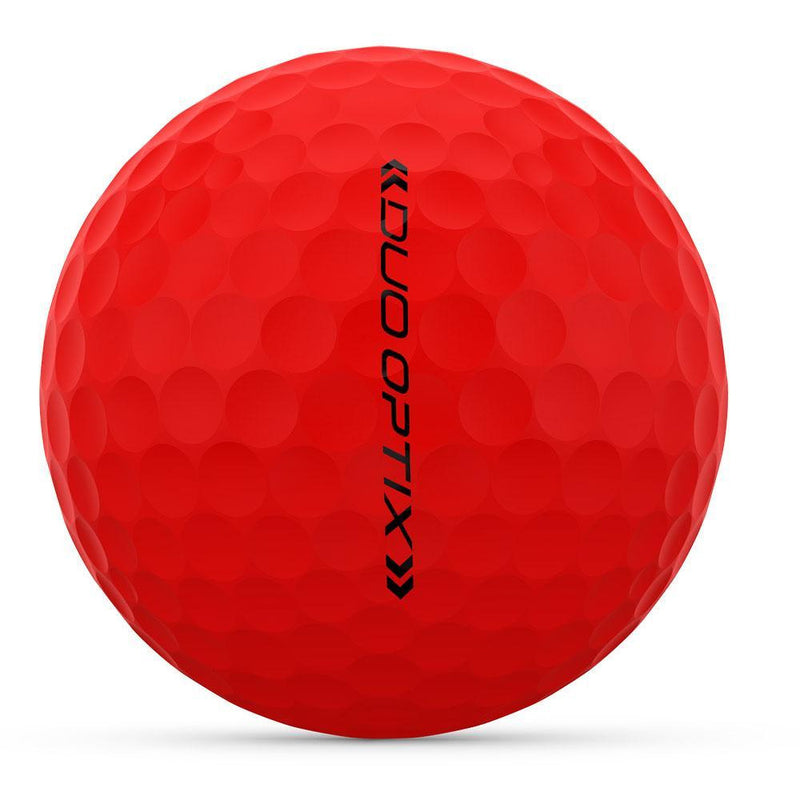 Wilson Balles Duo Optix Rouge (boite de 12) - Golf ProShop Demo