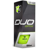 Wilson Balles Duo Optix Verte (boite de 12) - Golf ProShop Demo