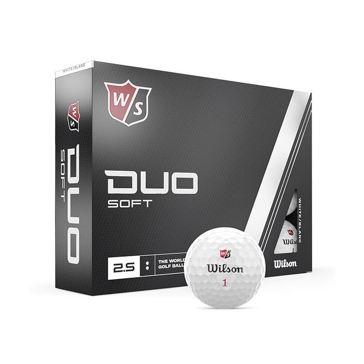 Wilson Balles DUO Soft Plus blanche (Boite de 12) Balles Wilson