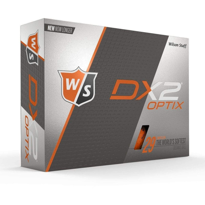 Wilson Balles DX2 Optix Orange (boite de 12) - Golf ProShop Demo